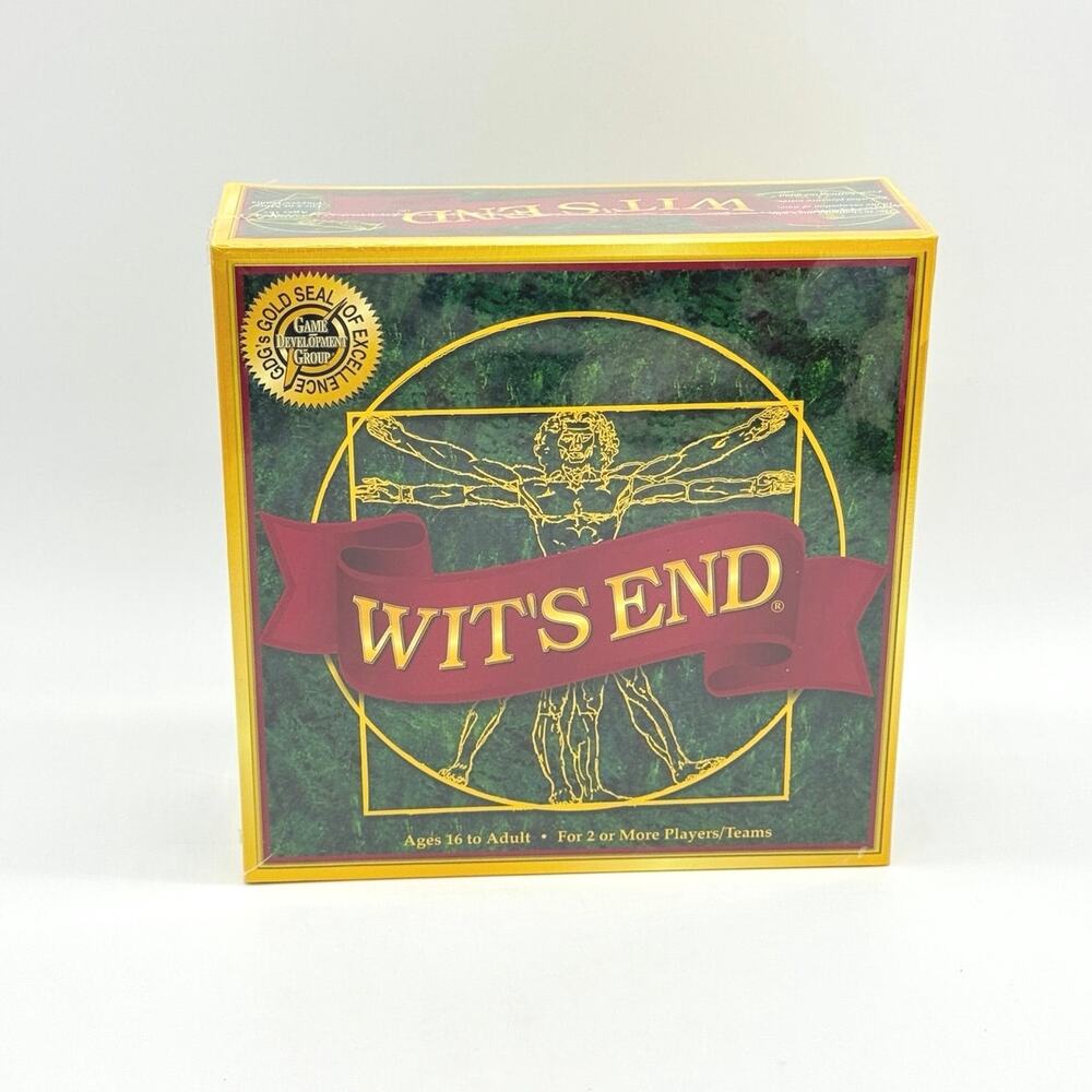 Wit's End Board Game Mind-Bending Trivia & Brain Teaser Game 2018 Edition NEW